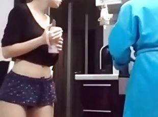 Big ass eating poor girl shorts