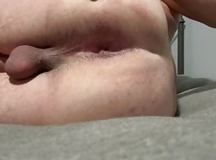 Showing Off My Tight Ass And Playing With My Huge Cock