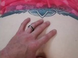 POV Neighbor Fucks Hot Wife - Space Buns, Lingerie & Fuck From Behind & Huge Cock Sleeve CGW112
