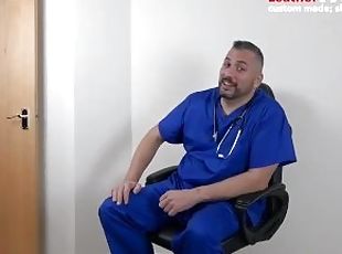 Doctor humiliates you for your small penis and makes you jerk off in front of his colleagues PREVIEW