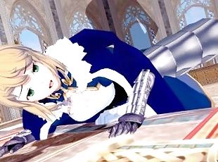 ?ARTORIA PENDRAGON SABER??HENTAI 3D??FATE?