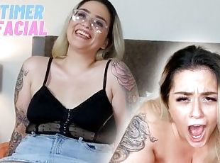Casting Curvy: First time porn audition for thick tatted cutie