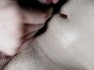 Horny cock edging and cumming