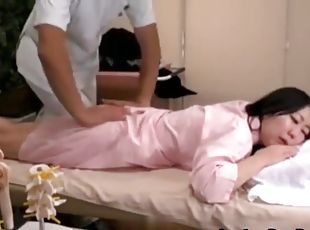 Asian Japanese Wife Massage And Fucked Nearby Husband