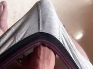 Huge Cock Distorts Underwear!