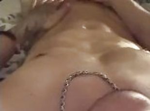 Jay Snow in Female POV  Her Point of View  Forward Lean  Hot Solo Oily Masturbation