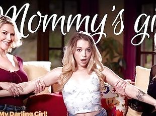 MOMMY'S GIRL - Hot Teen Lily Larimar Wildly Fingers Hard Her 2 Stacked Stepmoms