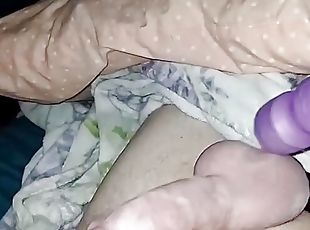 Fucking an 8&quot; dildo while I&#039;m home alone! 