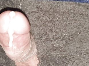 Close up Wanking and Cumming Outdoors at Night Wearing Onesie - Rockard Daddy