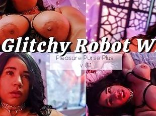 My Glitchy Robot Wife Plays with her Tits and Pussy until She Malfunctions
