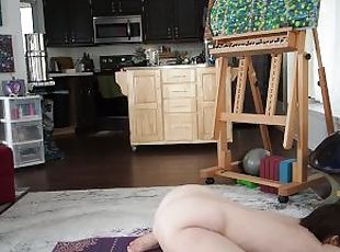 Aurora Willows doing Nude yoga today, Join my loyal fans Link in profile c2c, buy my vids live shows