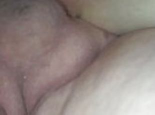 Making sexy wife's pussy squirt over and over and fill her with cum